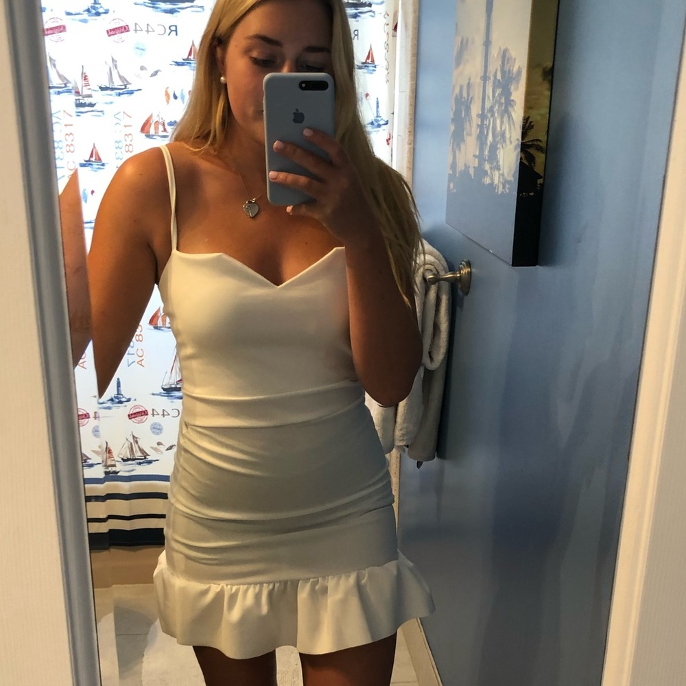 Boohoo Ruffle Dress
